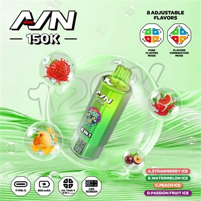 مقصد AVN 150K پفس - پائیدار ڈسپوز ایبل E - سگریٹ کی ایک نئی نسل|60 ملی لٹر بڑ...
