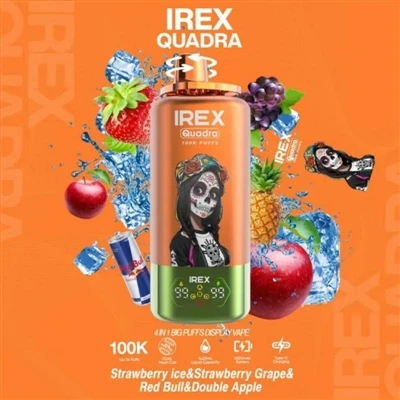 IREX 100K 4 - میں - 1 ڈسپوز ایبل ای سگریٹ-ایک کثیر مقاصد پرچم بردار ، ایک حتم...