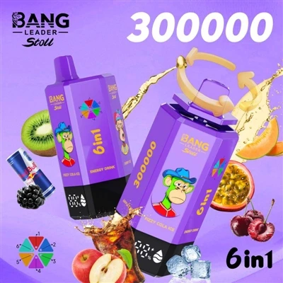 بینگ لیڈر 300000: ڈسپوز ایبل ای - سگریٹ کی اگلی نسل کی مکمل شکل۔