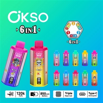 okso 120000 6 in1: اونچائی - کا ایک جامع تجزیہ چھ - میں - ایک ڈسپوز ایبل ای -...
