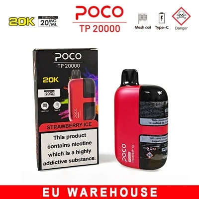 POCO 20000: ایک ڈسپوزایبل ای-سگریٹ جو پائیداری، ذائقہ اور سہولت کے درمیان توا...