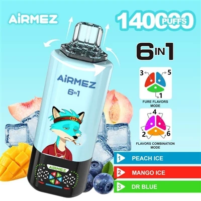 Airmez Fox 140K: ایک اختراعی تخلیق جو ڈسپوز ایبل ای-سگریٹ کے تجربے کو نئی شکل...