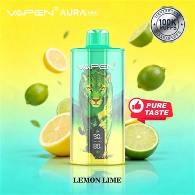 VAPEN AURA 100K PUFFS — نوجوان ویپرز کے لیے آخری دیرپا-بخش بنانے والا آلہ