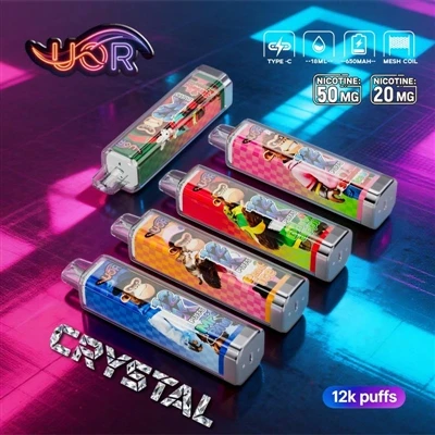 UOR CRYSTAL 12K: ڈسپوز ایبل ویپ میں پیشہ ورانہ تجربہ