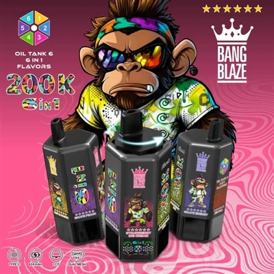BANG BLAZE 6in1 200K: ایک ہاتھ میں چھڑی، ایک میں چھ ذائقے، آپ جانتے ہیں میرا ...