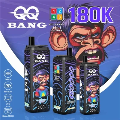 QQ BANG 4in1 180K – ایک آلہ، چار ذائقے، اس بات کو یقینی بنانا کہ ہر کاٹا منفر...