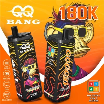 QQ BANG 180K 4in1: ایک سگریٹ، چار ذائقے - نوجوانوں کے لیے ایک پورٹیبل پارٹی