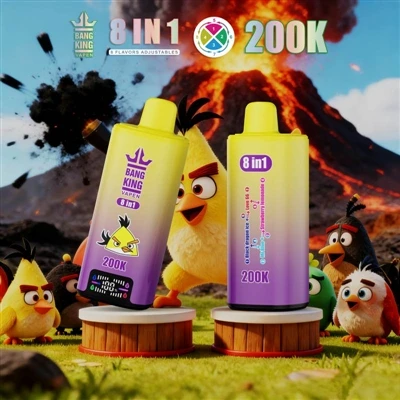 BANG KING VAPEN 8IN1 200K: جدید نوجوانوں کے لیے ایک نیا ای-سگریٹ کا تجربہ