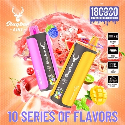 StagBar 6in1 180K Puffs Vape: جب ای-سگریٹ اب نیرس نہیں رہے، لیکن 'تبدیل' ہونا...