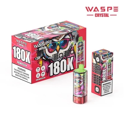 Waspe Crystal 8-in-1 180,000 Puffs Vape: Ultra-High-Puff Disposable Vapes میں...