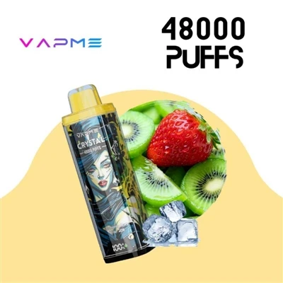 VAPME CRYSTAL 48000: ایک اعلی-ڈسپوزایبل صلاحیت والا E-سگریٹ واقعی طویل مدتی ا...