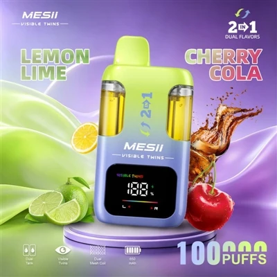 MESII visible Twins 100K Puffs: جب ای-سگریٹ 'آپ کے ساتھ تھوڑی دیر تک رہنے' لگ...