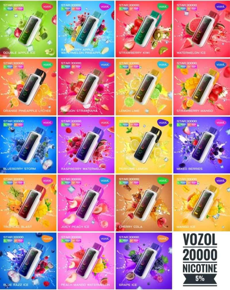 VOZOL STAR 20000 taste