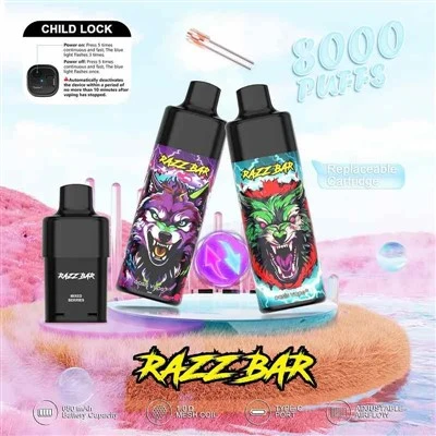 RAZZ BAR 8000 پفس