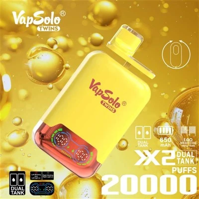 VapSolo Twins 20000 Puffs ڈسپوزایبل Vape