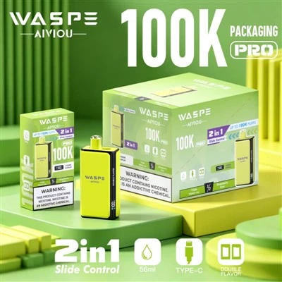 Waspe ڈبل فلیور 100000 پرو