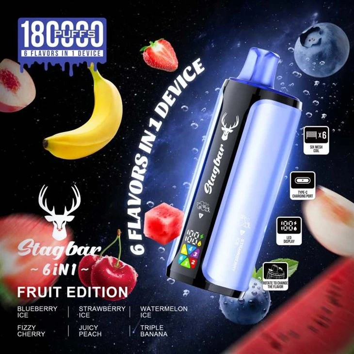 Stag Bar 6in1 180K Puffs factory