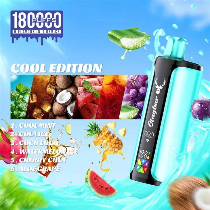 Stag Bar 6in1 180K Puffs factory
