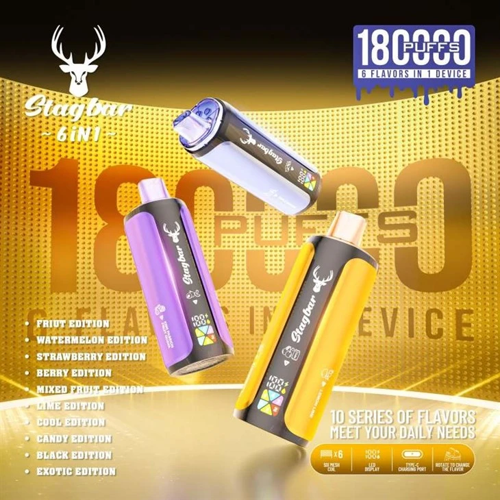 StagBar 6in1 180K Puff suppliers