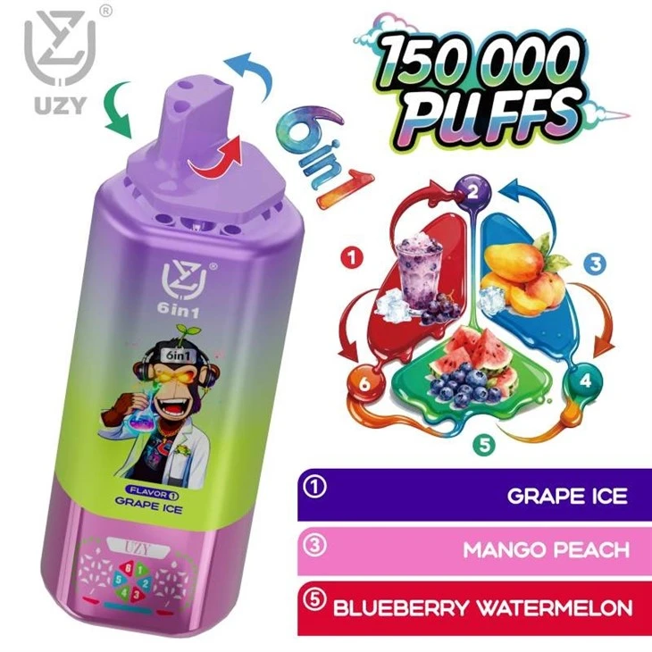 UZY 6 in 1 150K Puffs suppliers UZY 6 in 1 150K Puffs suppliers